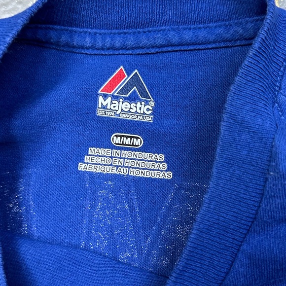 Texas Rangers Cole Hamels Shirt Jersey Medium MLB Baseball Majestic - Picture 4 of 7